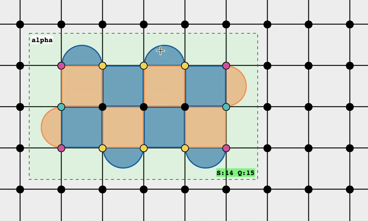 Shrinking a rotated surface code patch